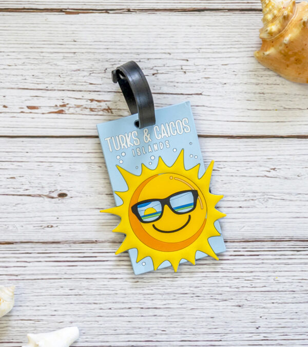 Turks & Caicos sunshine luggage tag