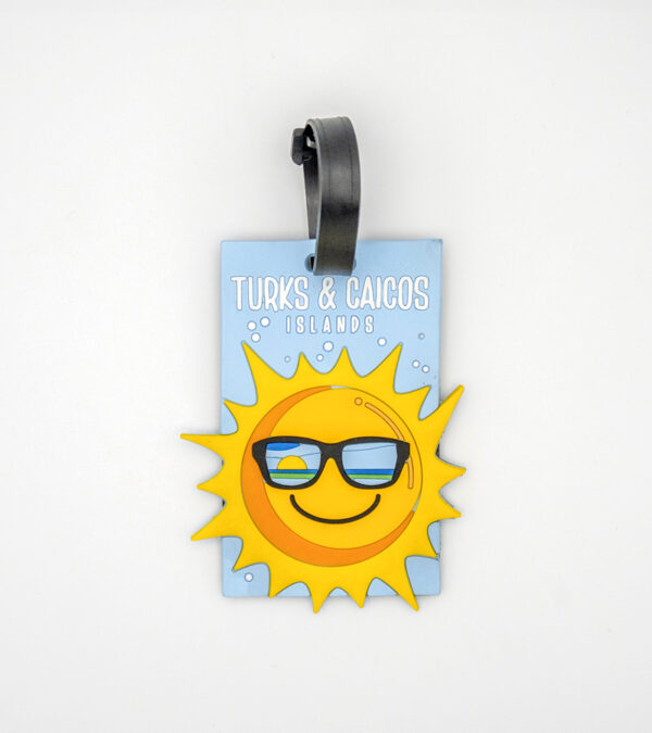 Turks & Caicos sunshine luggage tag