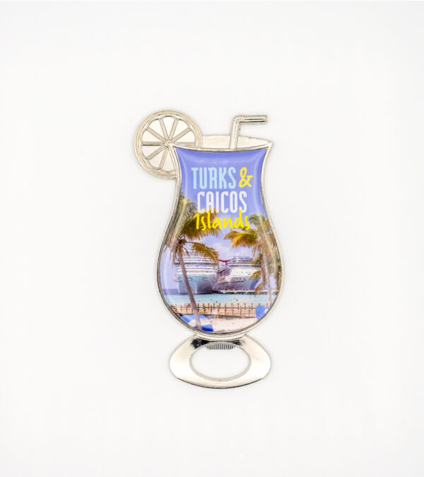 Grand Turk cruise centre magnetic bottle opener