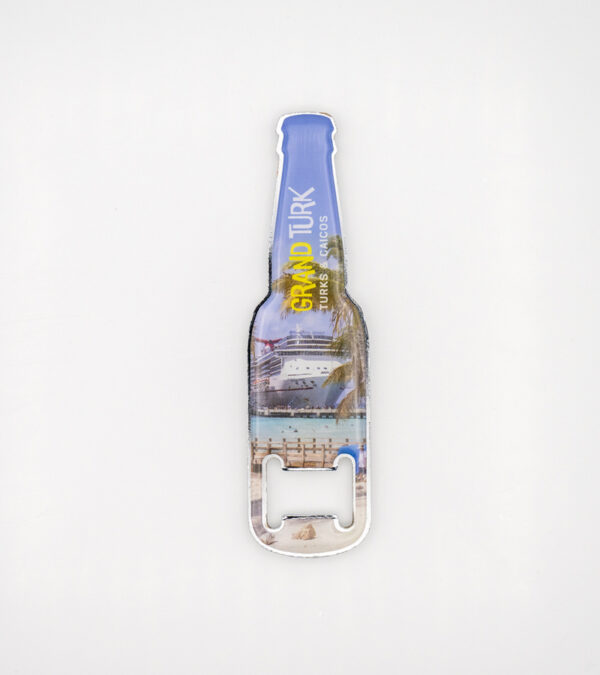 Cruise ships bottle-shape magnetic bottle opener