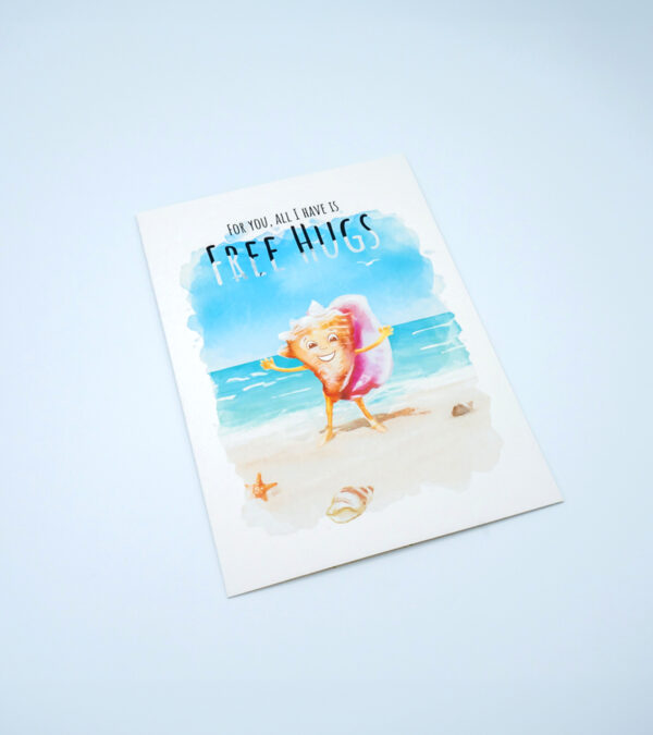 For you, all I have is free hugs - greeting card