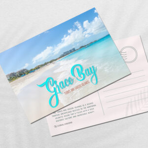 Grace Bay, Turks & Caicos seascape postcard