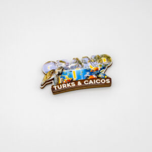 Grand Turk wooden 3D fridge magnet