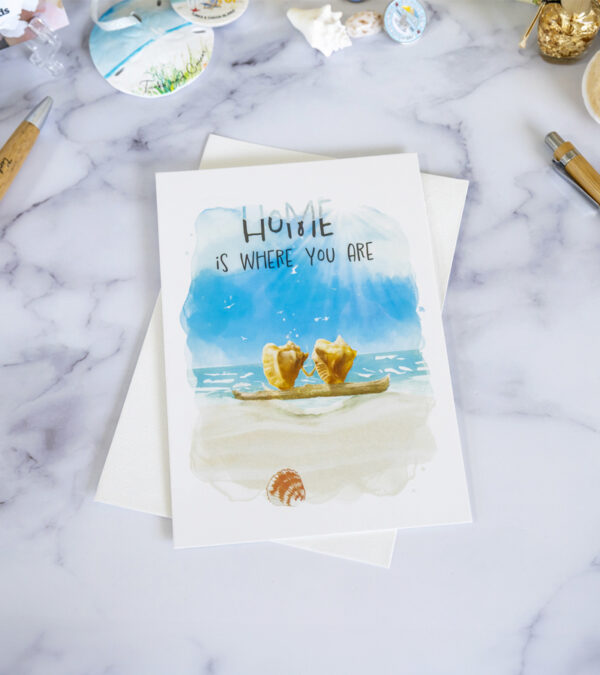 Home is where you are - Turks & Caicos greeting card