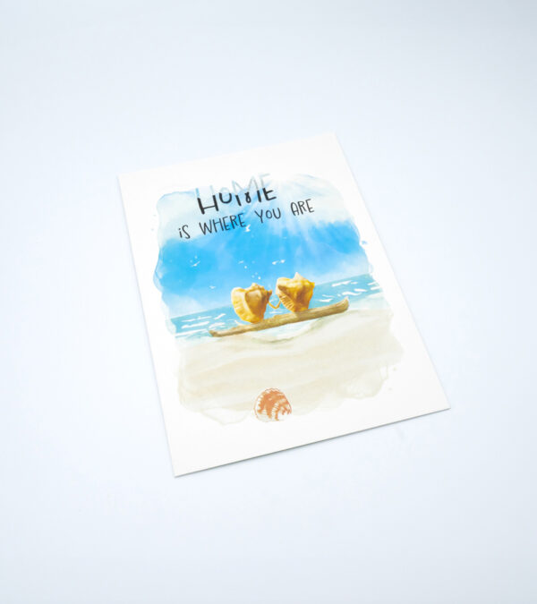 Home is where you are - Turks & Caicos greeting card