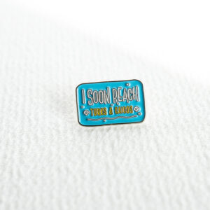 I soon reach TCI enamel lapel pin