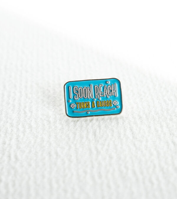 I soon reach TCI enamel lapel pin