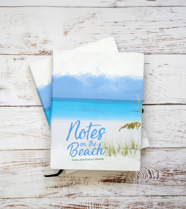 Notes on the Beach, Turks & Caicos hardcover notebook