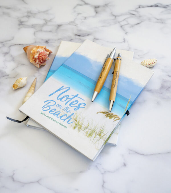 Notes on the Beach, Turks & Caicos hardcover notebook