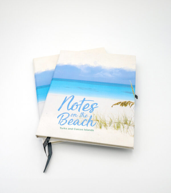 Notes on the Beach, Turks & Caicos hardcover notebook