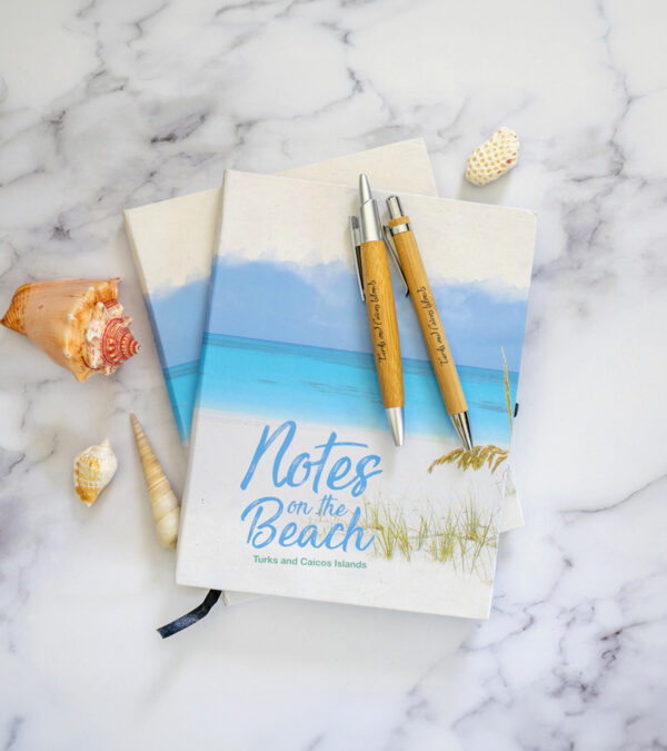 Notes on the Beach, Turks & Caicos hardcover notebook