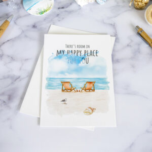 Room in my happy place - Turks & Caicos greeting card