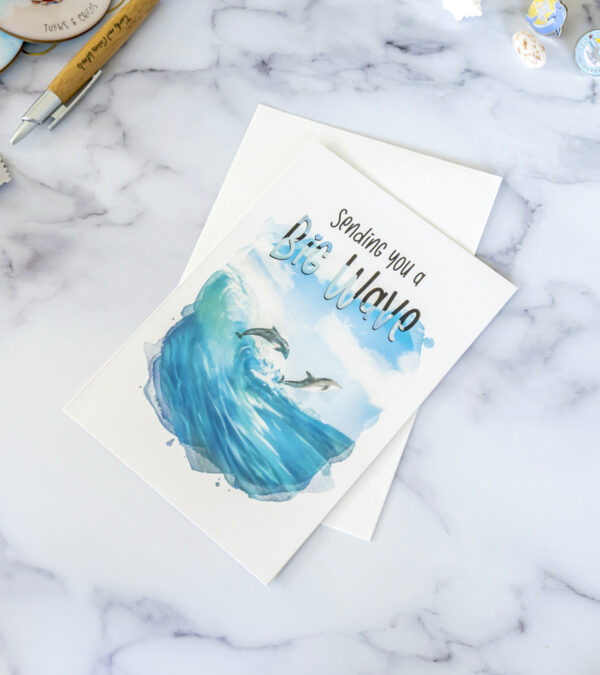 Sending you a big wave - Turks & Caicos greeting card