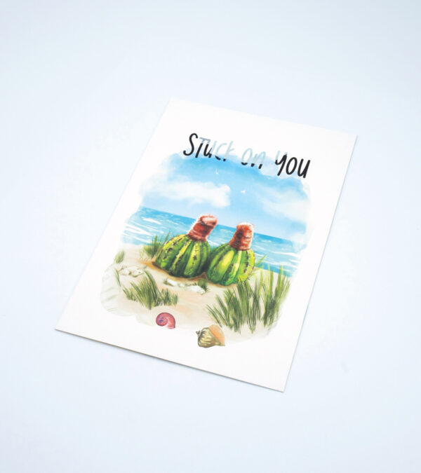 Stuck on you - Turks & Caicos greeting card