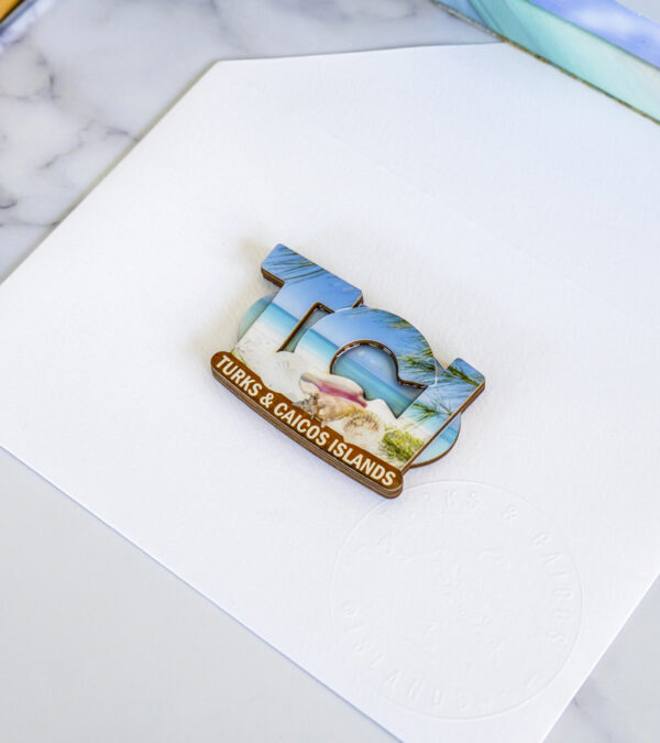 TCI wooden 3D fridge magnet