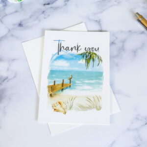 Thank you - Turks & Caicos greeting card