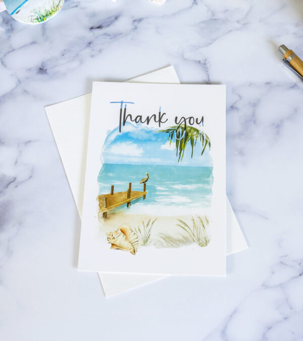 Thank you - Turks & Caicos greeting card