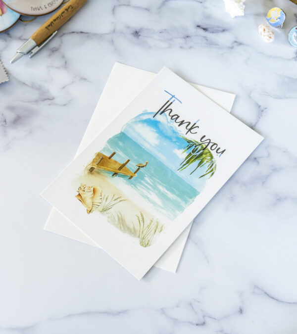 Thank you - Turks & Caicos greeting card