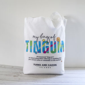 Tingum, Turks & Caicos cotton tote bag