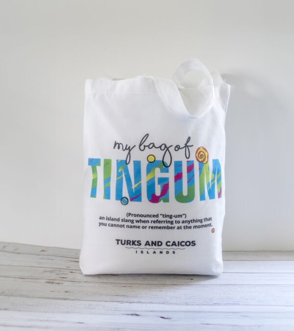 Tingum, Turks & Caicos cotton tote bag