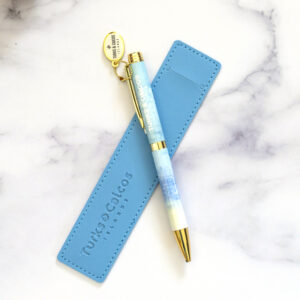 Turks & Caicos metal luxury pens blue