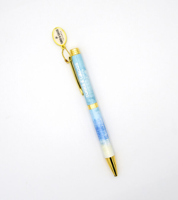 Turks & Caicos metal luxury pens blue