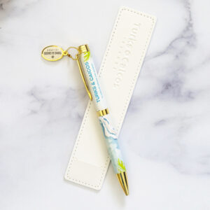 Turks & Caicos metal luxury pens white