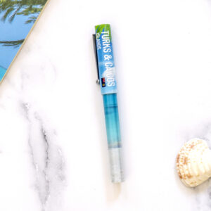 Turks & Caicos plastic pen