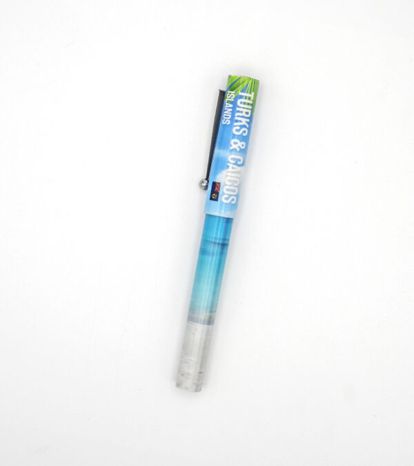 Turks & Caicos plastic pen