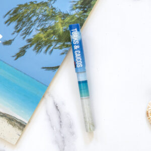 Turks & Caicos plastic pen