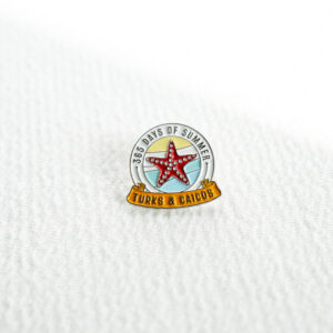 365 days of summer TCI starfish enamel lapel pin