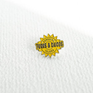 TCI sun enamel lapel pin