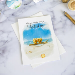 With you it's a holiday - Turks & Caicos greeting card