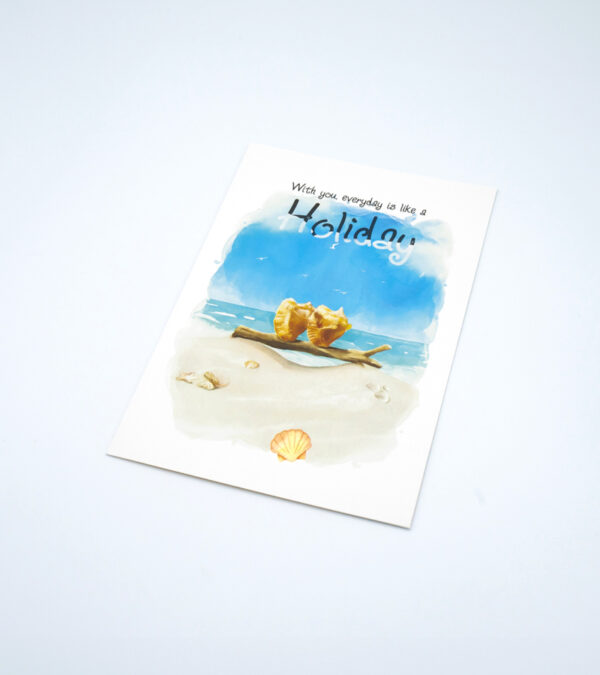 With you it's a holiday - Turks & Caicos greeting card