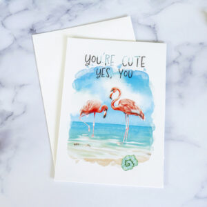 You're Cute - Turks & Caicos greeting card