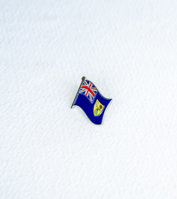 TCI national flag enamel lapel pin