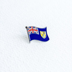 TCI national flag lapel pin