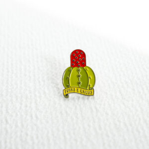 TCI Turks Head Cactus enamel lapel pin